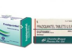 موارد مصرف داروی پرازیکوانتل
